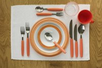 Besteckserie "Colour" orange