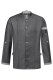 Kochjacke Herren, Bikerstyle, langarm, anthrazit Gr. S (2)