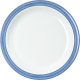 Teller flach "Colour" Ø19,5cm Melamin  blau ()