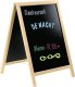 Standtafel doppelseitig, natur ()