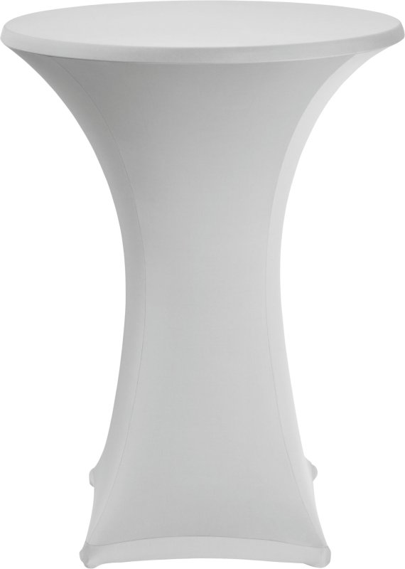 Stehtischbezug Ø 70 cm weiß (5)