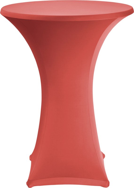 Stehtischbezug Ø 70 cm weiß (8)