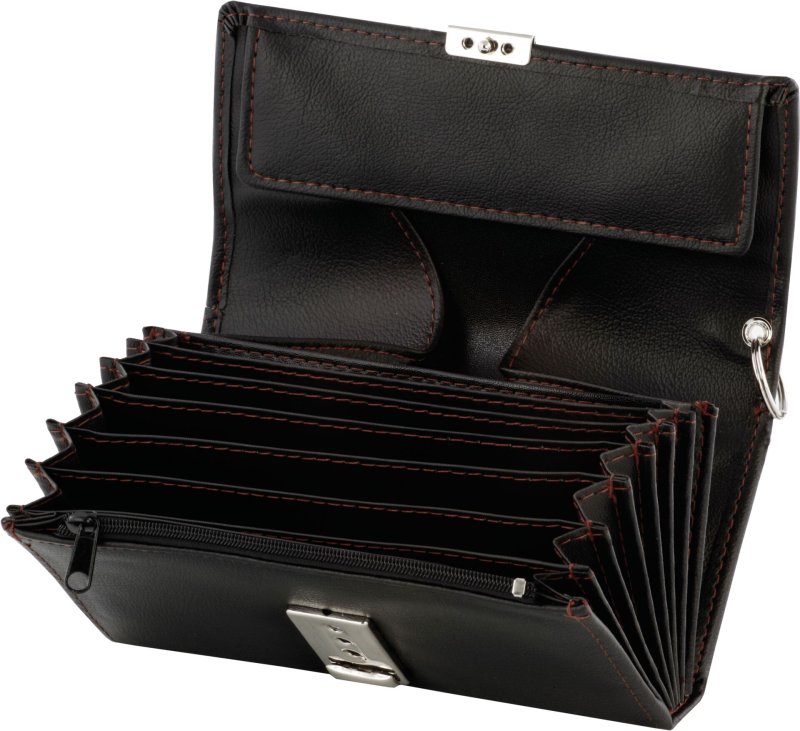 Kellnerbörse mit Kette, schwarz (1)