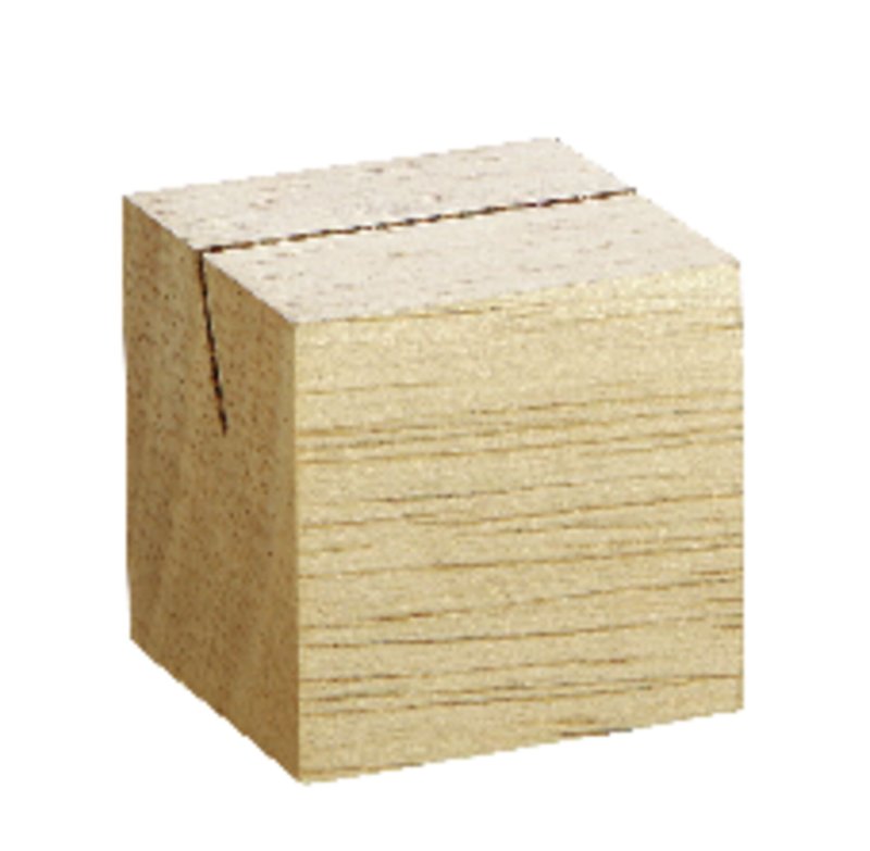 Kartenhalter „Würfel“ natur (1)