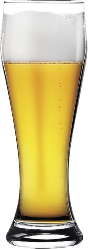 Weizenbierglas 0,5 L mit Füllstrich (1)