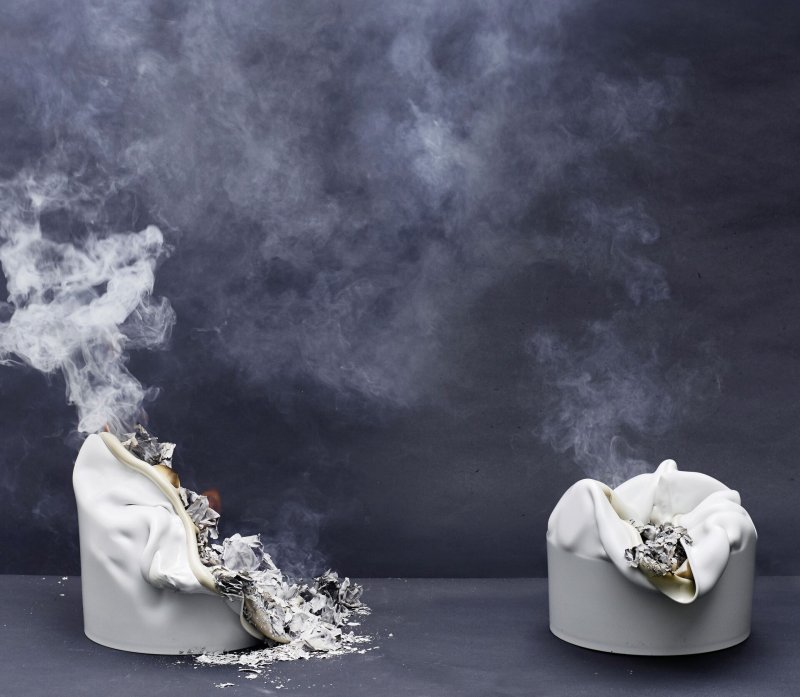 Sicherheitspapierkorb mit Aluminium-Einsatz schwarz (6)