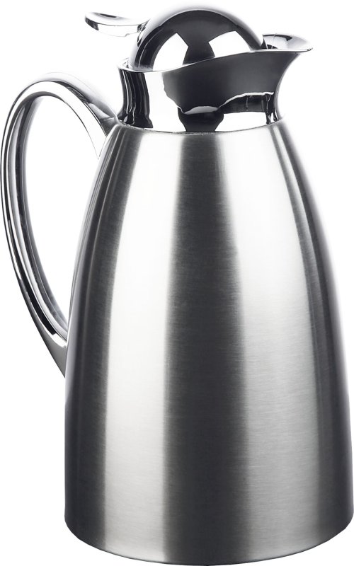 Isolierkanne "Silver" silber, Edelstahl gebürstet (1)