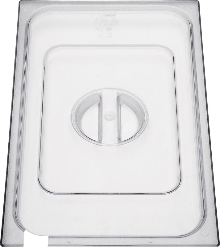 GN-Deckel mit Löffelausschnitt Polycarbonat für 1/1 (1)