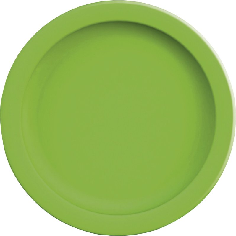 Teller flach "Colour" kiwigrün (1)