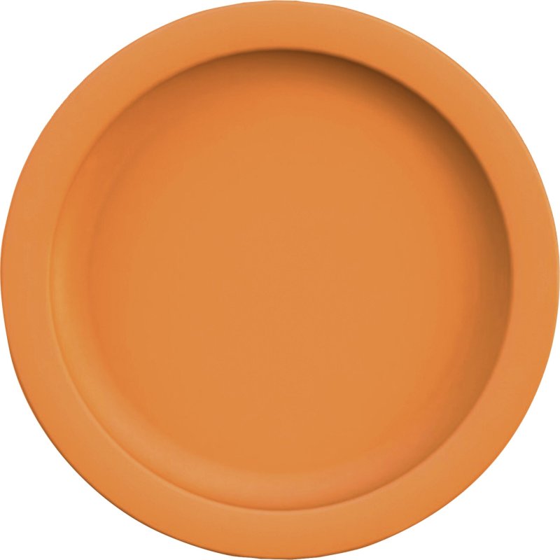 Teller flach "Colour" orange (1)