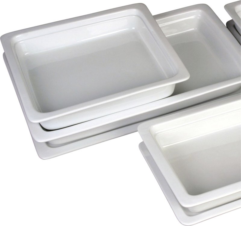 GN-Behälter, Porzellan, 65 mm tief 2/4 GN (3)