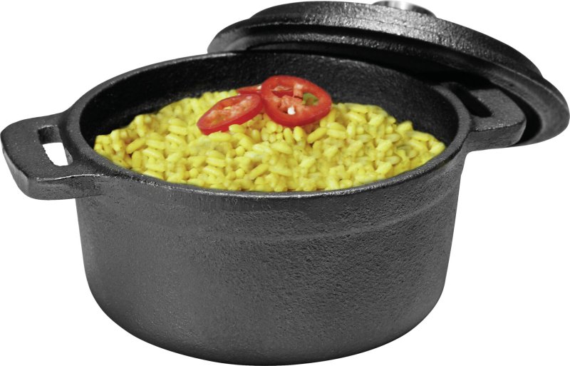 Gusseiserne Servierartikel rund, Ø10cm (2)