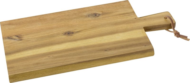 Holzbrett mit Griff und Lederband (1)