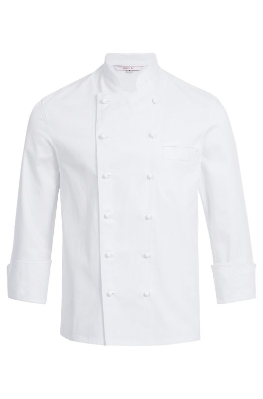 Kochjacke Herren, Brustleistentasche, langarm Größe S (4)