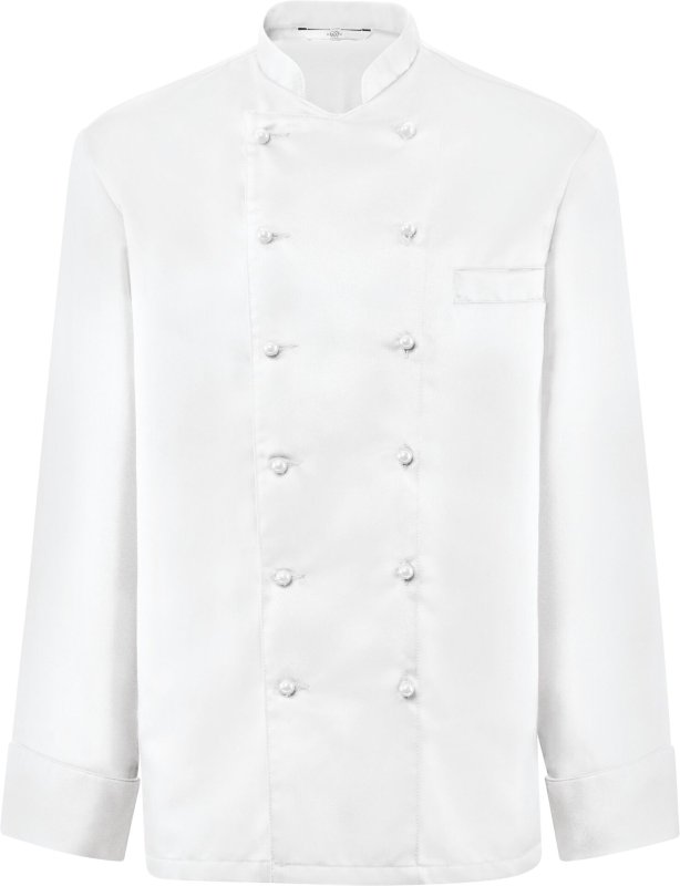 Kochjacke Herren, Brustleistentasche, langarm Größe S (1)