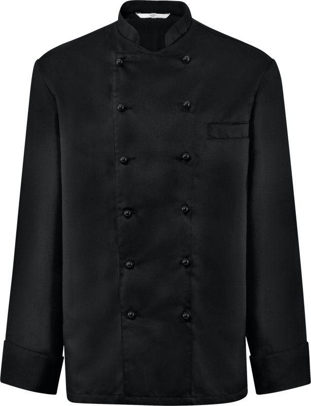 Kochjacke Herren, Brustleistentasche, langarm Größe S (1)