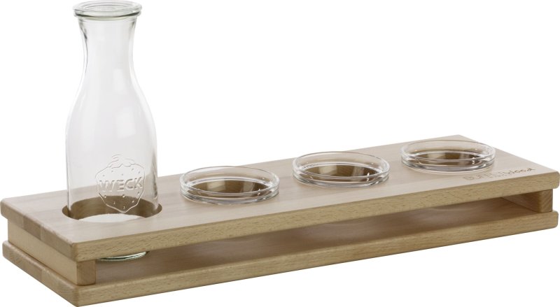 Display "Wood" 4 Aussparungen Ø 10cm (4)