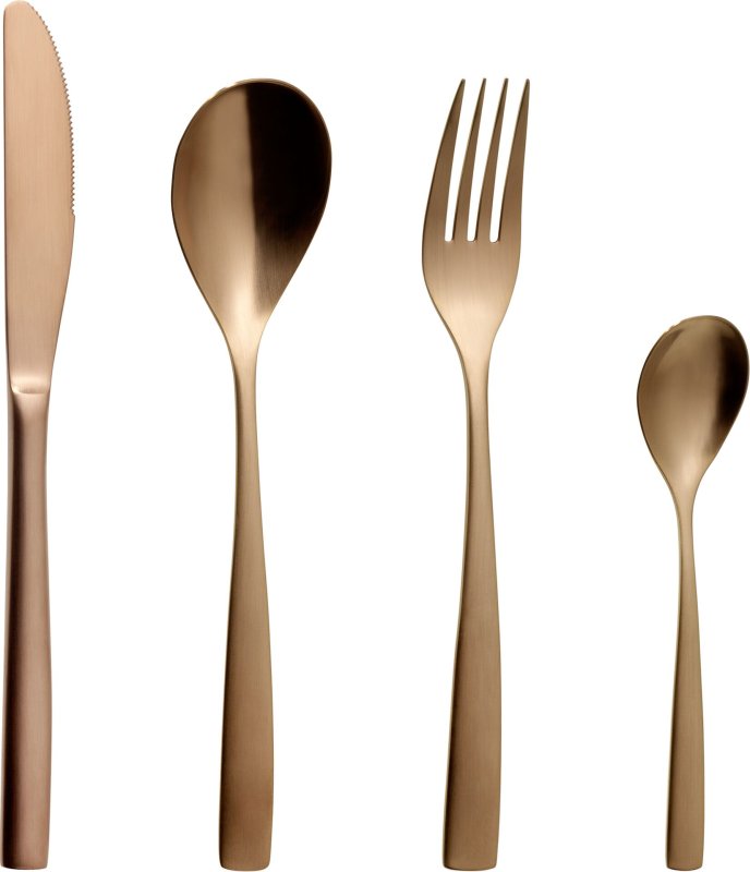 Besteckserie "MiCo Mixed Colors" satin Kuchengabel "Black" (3)