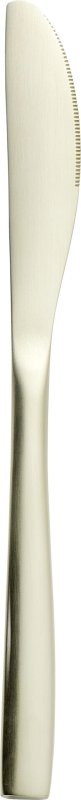 Besteckserie "MiCo Mixed Colors" satin Tafelmesser "Champagne" (1)
