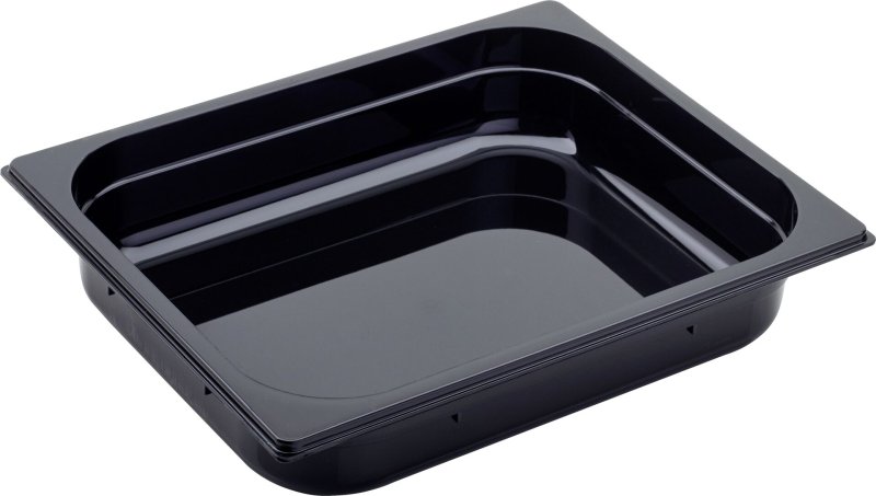 GN Behälter 1/2 Polycarbonat schwarz T: 65mm (1)
