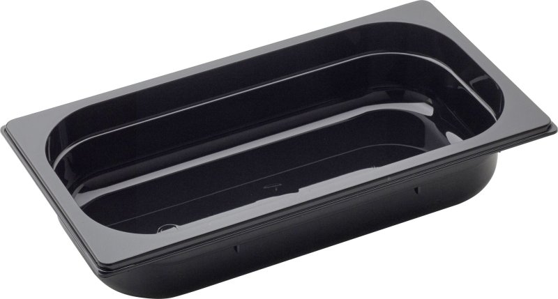 GN Behälter 1/3 Polycarbonat schwarz T: 100mm (2)