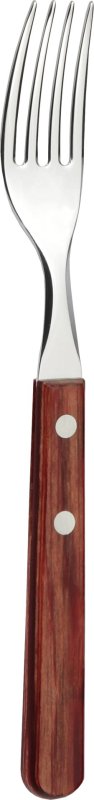Steak-/Pizzabesteck "Churrasco" Gabel L: 20,5cm mahagoni (1)