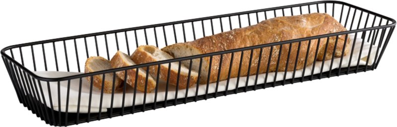 Korb "Urban" Metall, schwarz Ø 20 cm x H: 8,5 cm (4)