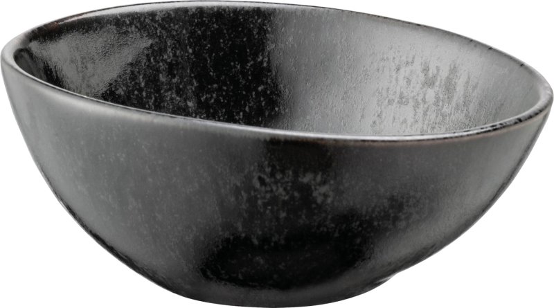 Porzellanserie „Ebony" Schale 12,5x10,5cm (2)