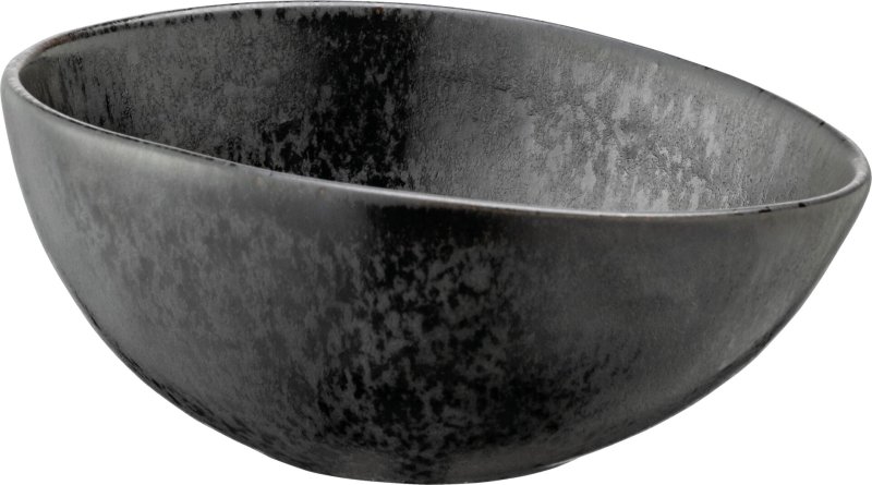 Porzellanserie „Ebony" Schale 15,8x14cm (2)