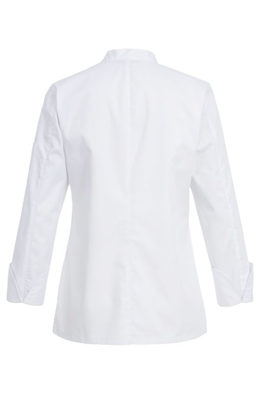 Kochjacke Damen, Druckknöpfe, langarm Größe S (2)