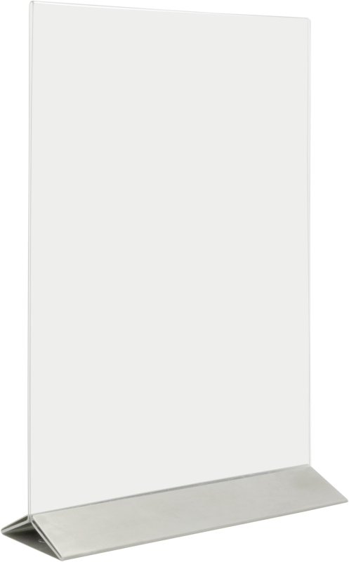 Kartenhalter mit Edelstahlfuß A5 (1)