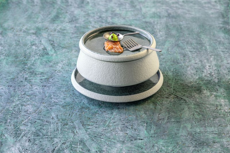 Porzellan Serie "Samoa" blau Schale Ø 8cm (5)