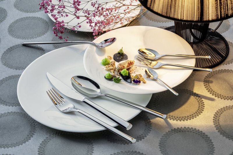 Porzellanserie Bone China "NEVE" Teller flach Ø21,5cm (2)