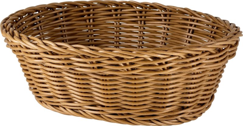 Korb oval 23x17x8cm braun (1)