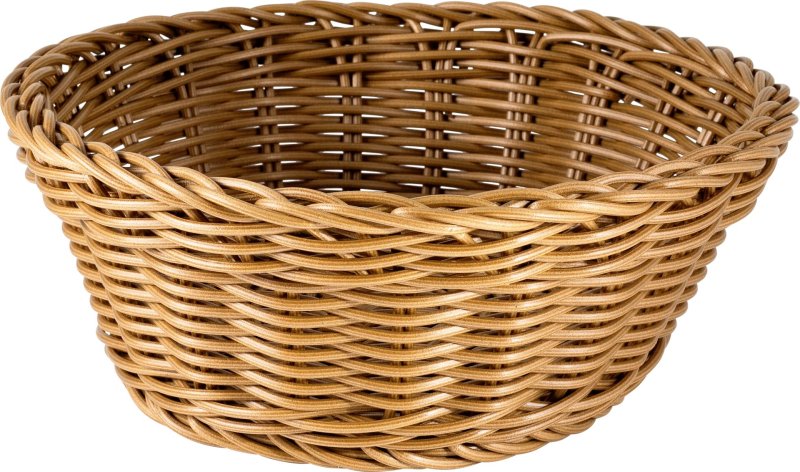 Korb rund 20x8cm braun (1)