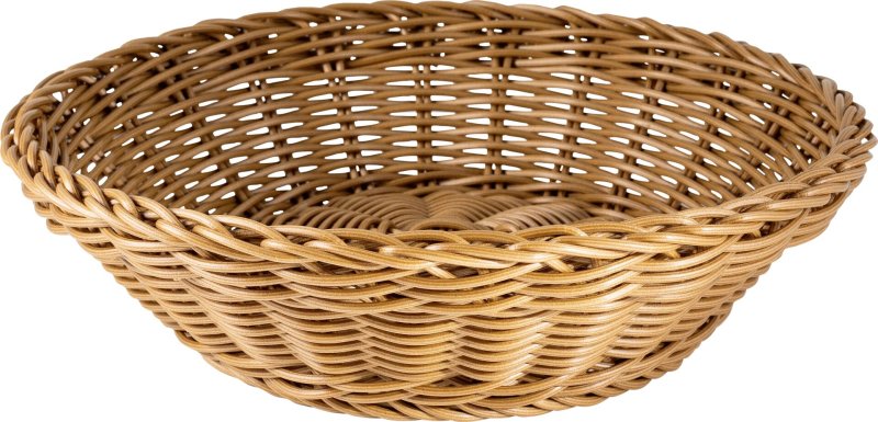 Korb rund 25x7cm braun (1)