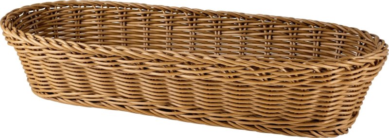 Korb länglich 37x15x8cm braun (1)