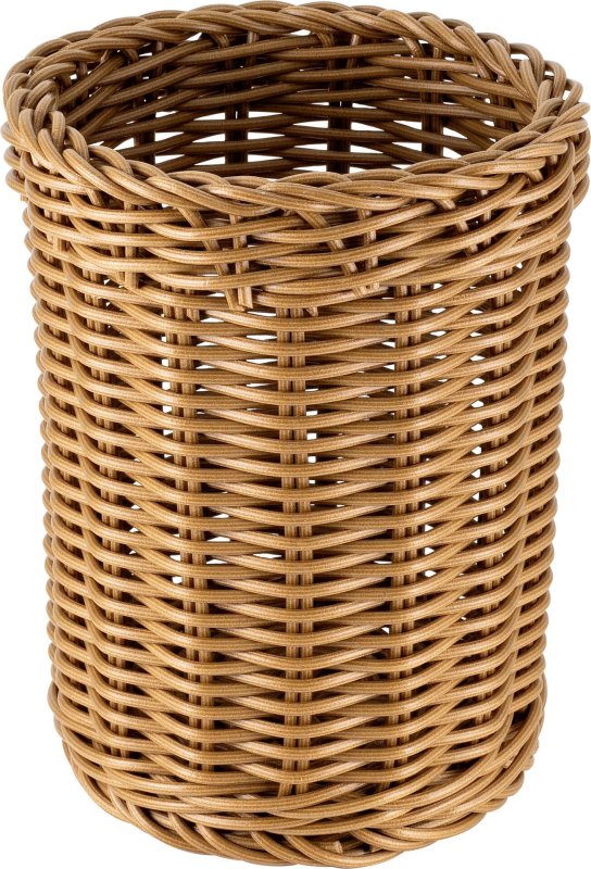 Korb Besteck rund 11,5x15cm braun (1)