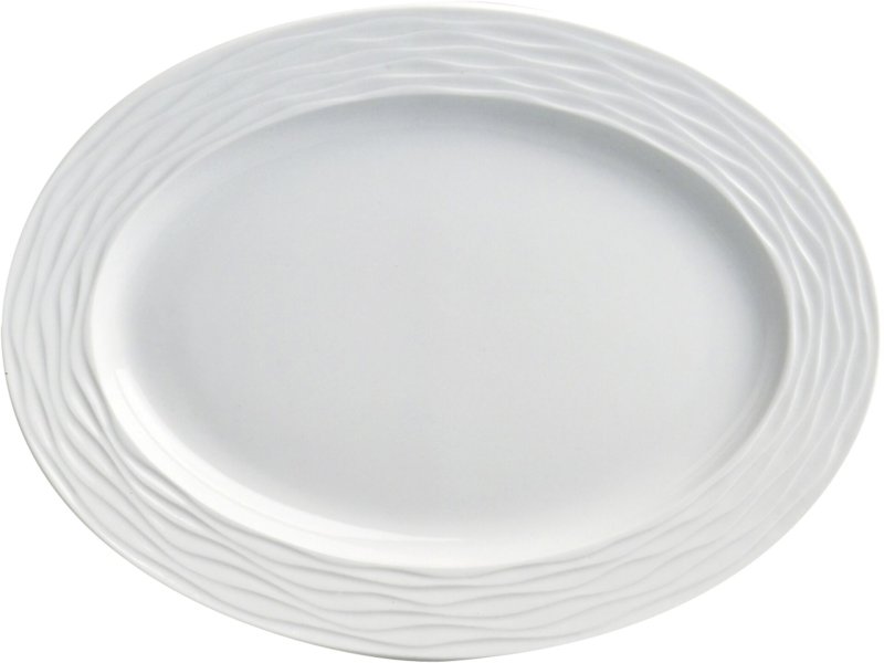 Hotelporzellan "Curved" Platte oval, 32,5 cm (1)