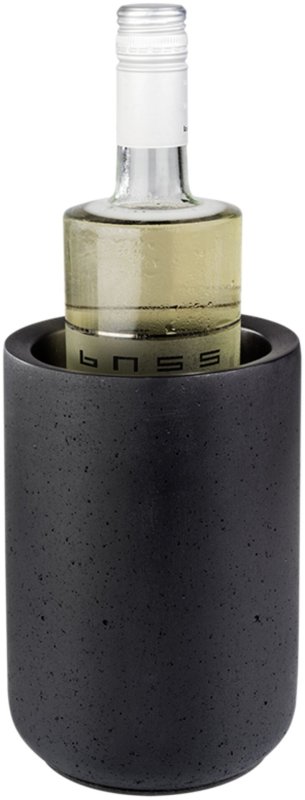 Flaschenkühler "Element" Beton schwarz (3)