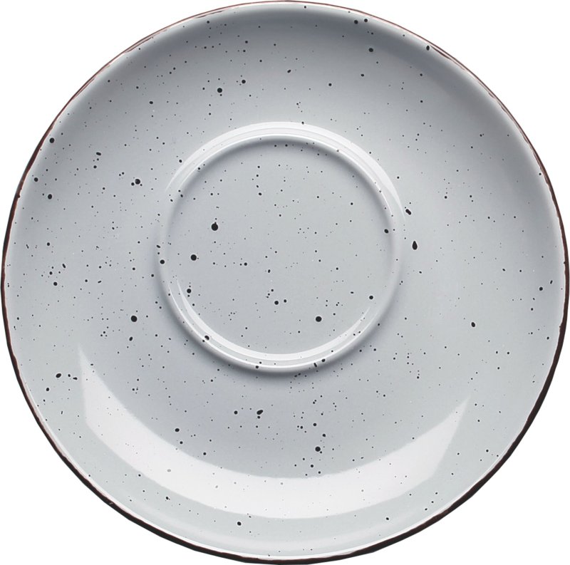 Porzellanserie "Granja" grau Tasse untere Kaffee Grande (1)