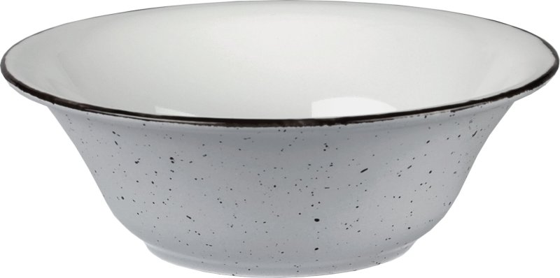 Porzellanserie "Granja" grau Schüssel, 18,5 cm (1)