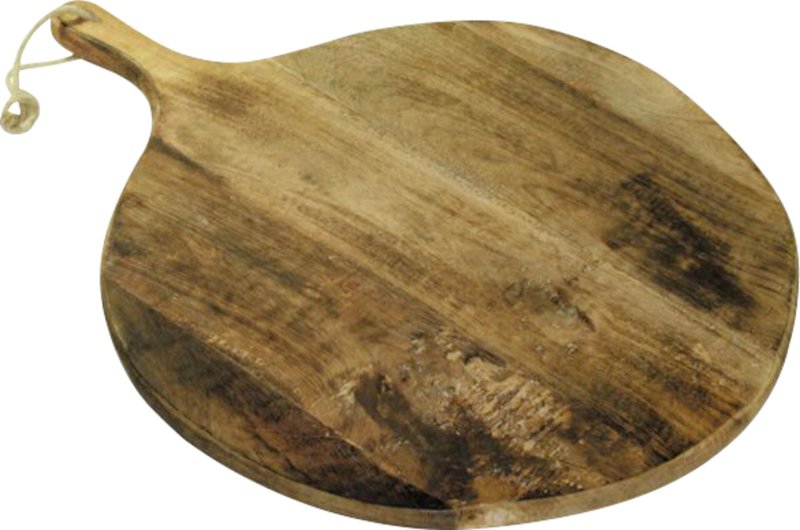 Kernakazienbrett mit Griff rund Ø 39,5 cm (1)