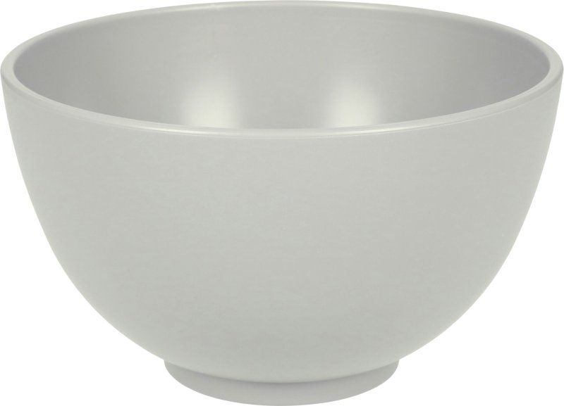 Bio-Müslischale 2-farbig hellgrau/weiß Ø13,5 cm, 0,5L (1)