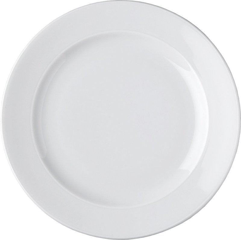 Hotelporzellan "Rotondo" Teller Fahne flach 27cm (1)