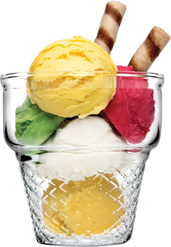 Eisglas "Mini Cornet" 245ml (1)