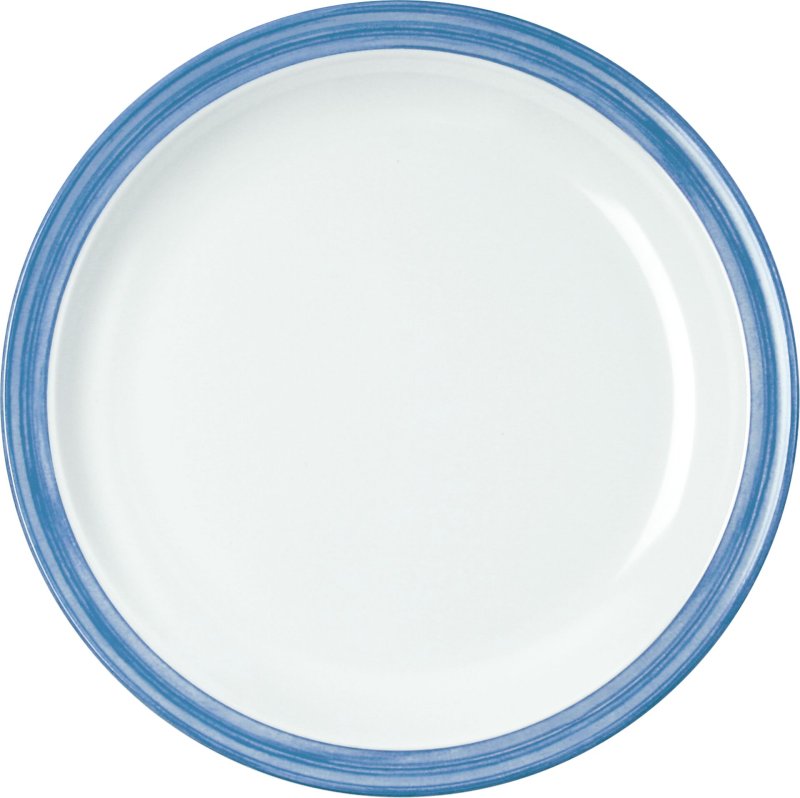 Teller flach "Colour" Ø23,5cm Melamin  blau (1)