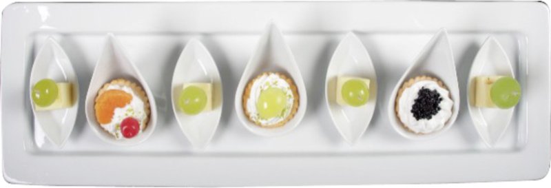 GN-Behälter, Porzellan, 20 mm tief 2/4 GN (1)