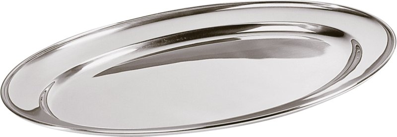 Bratenplatte/Servierplatte oval 25x18cm (1)