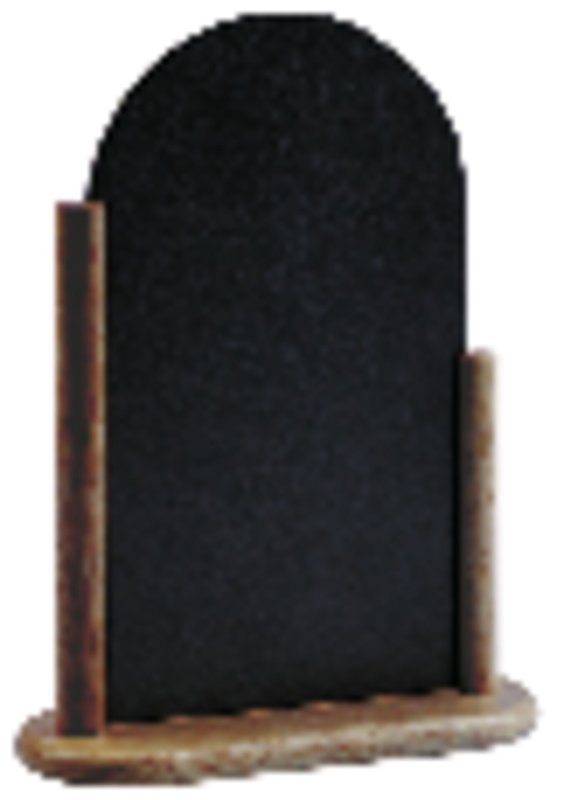 Tischtafel inkl. Gestell aus Holz dunkel (2)